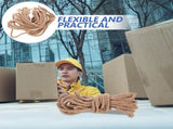 Truck Packing Rope Light Brown Jute Extended Length Versatile Use V1366-AZ2-W-22925