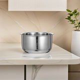 Silver Stainless Steel Rice Cooker Replacement Inner Pot Compatible with Multiple Brands V1370-AZ4-15372