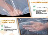 Tear Proof Poultry Coops Cover Waterproof Thermal Insulation Winter Protections For Ducks Rabbits V1192-AZ-W-23318