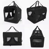 Portable Soft Dog Cage Crate Carrier XL BLACK V274-PET-3002XL-BK