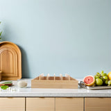 Cabinet Organizer with Adjustable Dividers and Spacious Compartments for Efficient Kitchen Storage V1366-AZ2-W-17235