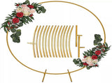 250cm Round Balloon Arch Frame Stand Gold V63-931191