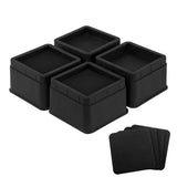 4pc Bed Risers inch Heavy Duty Furniture Risers for Sofas Table Couch Lift Height of Inches V1370-AZ4-05070