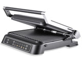 Two-in-One Electric Grill and Sandwich Maker with Interchangeable Non-Stick Plates, 180-Degree V1341-ZY-HG2QVPEG-BLACK