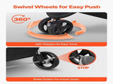 Pet Stroller, 16KG Weight Capacity, Foldable Dog Stroller Cart, 3 Wheels Cats Strollers with Mesh V952-CWTCCGK3QSHD7TWPWV0
