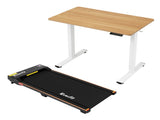 Artiss 100cm Standing Desk Treadmill Motorised Natural Wood SDTM-156E-100-380-WDBK