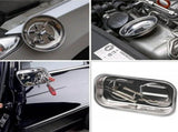 8 Pieces Magnetic Parts Tray Set, Stainless Steel Magnetic Tool Tray Holder, Round Bolt Trays Square V1366-AZ2-W-03445