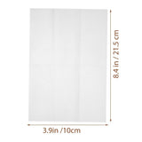 Durable White Wood Pulp Napkins, Absorbent and Portable, for Home Use, 100Pcs V1369-AZ3-W-20533