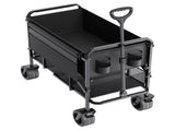 Double Decker Wagon Collapsible, 400L Heavy Duty Folding Wagon Cart, Extended Long Garden Cart with V952-ZDHYBXSSTCHS4GGRTV0