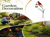 Clearance!Cardinal Solar LightA Beautiful Garden Light that Feels Full of Life, Outdoor Stake Yard V1366-AZ2-W-24848