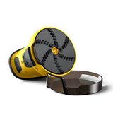 Yellow Rechargeable Electric Ice Scraper - Handheld Windshield Defroster V888-ELOSUNG16201