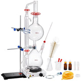 Essential Oil Distillation, 2000ml Distillation Apparatus, 3.3 Boro Lab Glassware Distillation V952-JYTQBLZZJPDJMWNR6V3