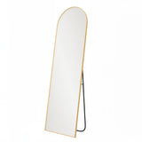 Yezi 165X60CM Full Length Mirror Wall Mounted Mirror Gold DECO1036-165-GD
