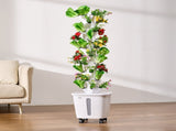 Hydroponic Growing System, 50 Pods Vertical 10 Tiers Hydroponic Tower, Rolling Hydronic Garden with V952-TSSPZZXTWSZDQYEM0V3
