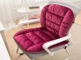 Winter Thick Fleece Seat & Back Cushion Set - 90cm Sofa Office Chair Warmer V1232-BGYD005