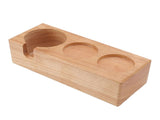 Wooden Coffee Tamper Holder 3 Hole Slip Resistant Coffee Tamping Station for Cafes Home Restaurant V1294-YM0717-3118220188112