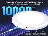 Magnetic Rechargeable Motion Sensor Ceiling Light Easy Install, Smart Detection, Adjustable V1369-AZ3-W-23598