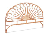 Artiss Bed Headboard Double Bedhead Rattan - MARI Pine BED-HEAD-C-MARI-D-WD
