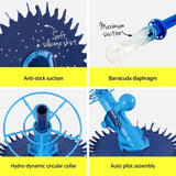 Aqua Buddy Pool Cleaner Automatic Vacuum Swimming Pool Floor Climb Wall 10M PO-CL-P1808-DIA