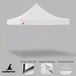 Gazebo Tent Marquee 3x3 PopUp Outdoor Wallaroo White GAZ-POP-3X3-WH