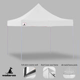 Gazebo Tent Marquee 3x3 PopUp Outdoor Wallaroo White GAZ-POP-3X3-WH