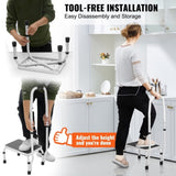 Step Stool 1-Step 150KG Capacity, 3 Adjustable Height with Handle Steel Step Ladder, Portable V952-JYTDGYBDFSFGRM69CV0