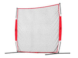 Barricade Backstop Net, 7x7 ft Ball Sports Barrier Netting, Portable Practice Equipment with Carry V952-DQW77YC00000P85CUV0
