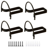 Elegant Styles Curved Shape Metal Hat Display Wall Installation Home Storage Systems V1192-AZ-W-23537