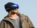 OutdoorMaster Kelvin Ski Helmet - with ASTM Certified Safety, 9 Options - for Men, Women & XFOM-SKIHELMET-WHITEM-CN