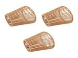 3pcs Small Lamp Shades Replacement Woven Lampshade for Floor Lamps Pendant Light Chandelier V1294-YM0901-3119240098611