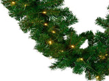 Christabelle 2.7m Christmas Garland with LED Lights Chadwick Tree Decoration Ornament 112_OPCG274