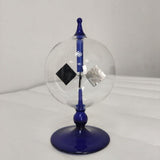 4 Blades Rotating Glass Windmill Solar Powered Crookes Radiometer Light MillEducational Teaching V1192-AZ-W-28681