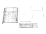Pull Out Trash Can Holder Under Cabinet Sliding Garbage Can Organizer Stainless Steel Extendable for V1294-YM0901-3117260017111