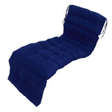 Indoor Outdoor Chaise Lounge Cushion with Ties Splashproof Lounge Chair Cushion Replacement for Lawn V1294-YM0901-3116250003913