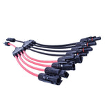 Solar Panel Cable Connectors 10AWG Y Branch Adapter Tool Frees Installation for Simple Connection of V1369-AZ3-W-13988