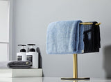 Golden towel rack bracket, independent towel rack, SUS304 stainless steel towel rack bracket, V1370-AZ4-03533