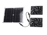 12W 18V Solar Panel Fan Kit Solar Exhaust Fan Up to 3000 RPM IP65 Waterproof for Outside Small V1294-YM0901-3114240035111