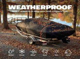 600D Heavy Duty Waterproof Boat Cover, Silver, 19-21FT, 770*480cm V1197-BOATCOVER-SILVER-600D-19X21FT-770X480CM