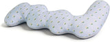 Long Rectangular Leg Pillow for Side Sleeping, Breathable Summer Cushion with Removable Washable V1107-115-33925-BLU-100CM