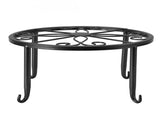 Single Layer Iron Plant Stand Floor Standing Simple Low Plant Stand Balcony Living Room Flower V1294-YM0717-3111220212115
