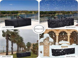 Storage bag for garden furniture cushions 600D waterproof UV-resistant portable storage bag V1188-MS101-03288-1