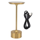 Cordless Table Lamp Rechargeable 2000mAh 3 Levels Brightness Portable USB C LED Metal Bedside Lamp V1294-YM0626-3119220193211