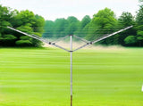 4 Arm Rotary Airer Outdoor Washing Line Clothes Dryer 50m Length V63-836191
