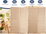 Bamboo Room Divider 5 Panel Folding Privacy Screen V957-SDFOROSN3610S