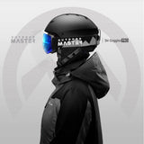 OutdoorMaster Kelvin Ski Helmet - with ASTM Certified Safety, 9 Options - for Men, Women & XFOM-SKIHELMET-WHITEM-CN