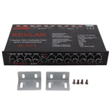 7-Band Graphic Equalizer Car Audio Graphic Equalizer, Low Pass 7-Band Graphic EQ for Stereo System V1366-AZ2-W-19075