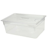 25L Slow Cooker Container with Lid Food Storage Case Multipurpose PP Transparent Clear Bin V1294-YM0901-3118250128111