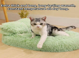 Dog Bed with Cover Cave, Orthopedic Dog Bed with Blanket, Pet Bed Cozy Cuddler Mat, Anti-Anxiety V1107-135-39354-GRY