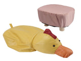 Cute Animal Footstool with Soft Padded Cushion and Prevent Slip Feet Small Footrest Stools for Kids V1294-YM0703-3116230004211
