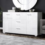 Artiss Buffet Sideboard High Gloss - White FURNI-GLOSS-BF-WH-AB